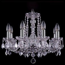 Подвесная люстра bohemia ivele crystal 1402 1402-8-160-ni-leafs